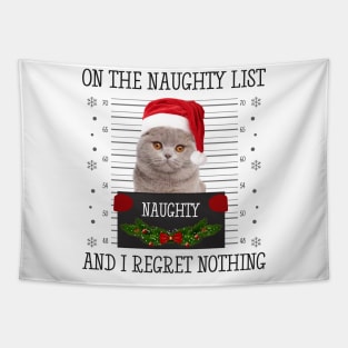 On The Naughty List, And I Regret Nothing Tapestry