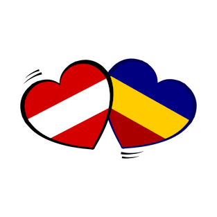 Romania Austria Love T-Shirt