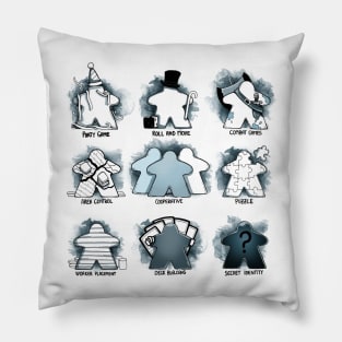 Meeple Sketch Pillow