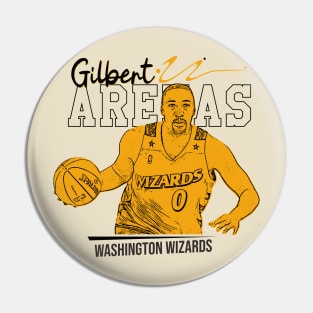 Gilbert arenas | retro Pin