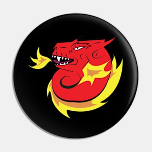 Flame Dragon Pin