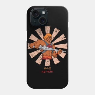 He Man Retro Japanese Phone Case