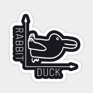 Wittgenstein Rabbit Duck Illusion Magnet