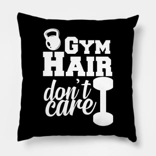 Gym Hair Don't Care Pillow