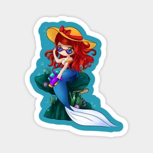 chibi mermaid Magnet