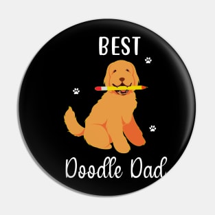 Best Doodle Dad Pin