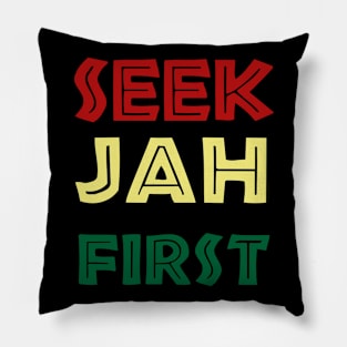 Seek Jah First Pillow