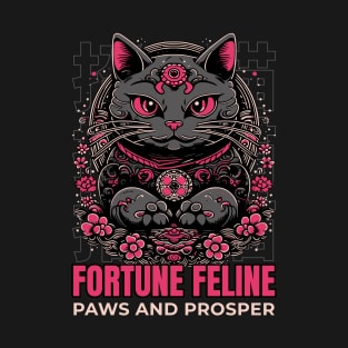 Fortune Feline: Paws and Prosper T-Shirt