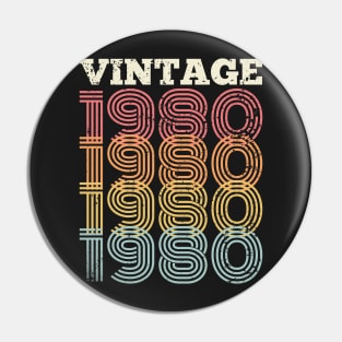 50th birthday gifts for men and women 1980 gift 40 years old Pin