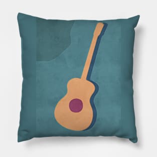 Guitar painting Pillow