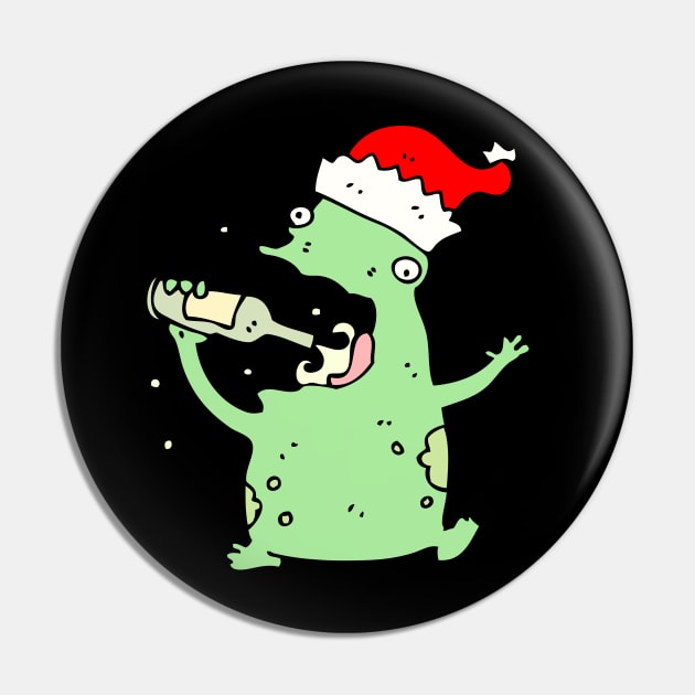Wine Monster Pin by 369designs