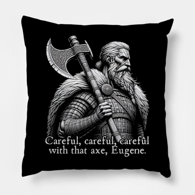 Viking Axe Pillow by OddlyNoir