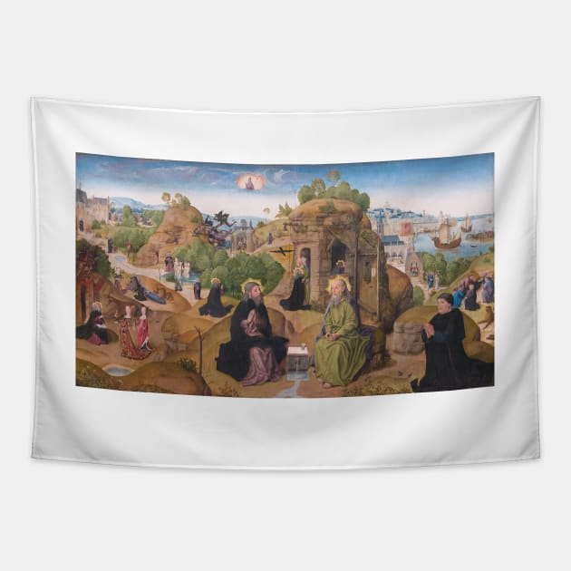 Legend of the Holy Ermite Anthony - Meister der Heiligen Sippe der Ältere Tapestry by themasters