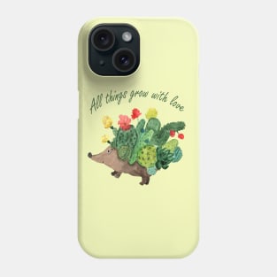 Cactus hedgehog Phone Case