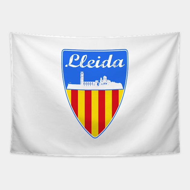 Lleida Catalunya Tapestry by Jared S Davies