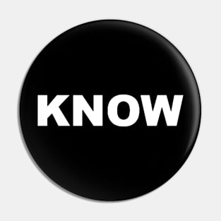 KNOW TYPOGRAPHY TEXT WORD Pin