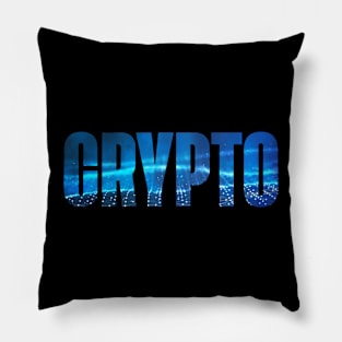 Crypto T-shirt Pillow