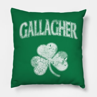 Gallagher Irish Shamrock St Patrick's Day Pillow