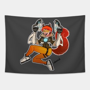 Cheers, nut! The cavalry's here! Tapestry