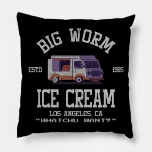 Big Worm's Ice Cream What chu Want? Pillow