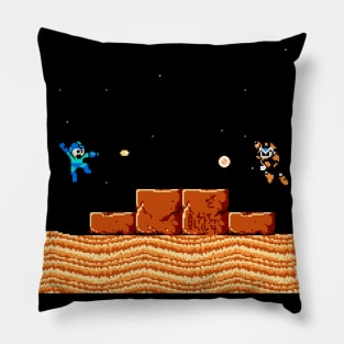 Mega Man vs Pharaoh Man Hard Mode Pillow