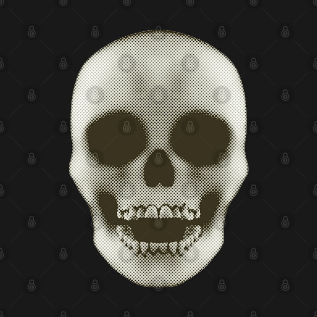 Haftone Skull by PhantomLiving