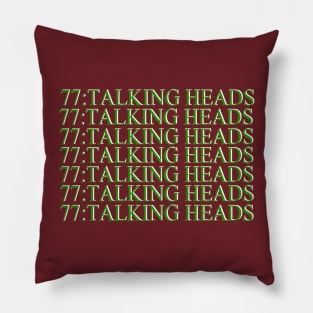 Talking Heads Hipster Boho Pillow