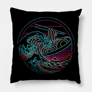 Great Neon Noodle Wave Pillow