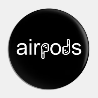 Airpods Wordmark Pin