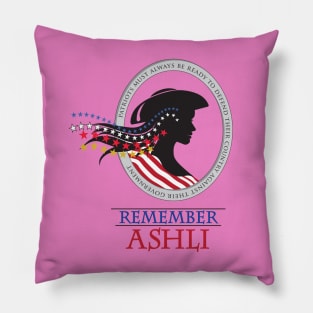 Female Patriot Pillow