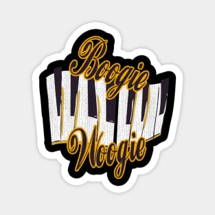 Boogie Woogie Piano Design Magnet