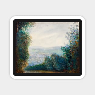 The Auvers Valley on the Oise River (after 1884) by Pierre-Auguste Renoir. Magnet