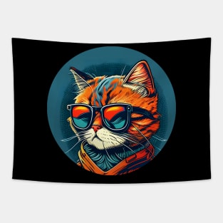 Colorful Cat Kitten Lover Tapestry