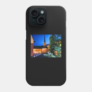 Old monastery in Luxembourg city Phone Case