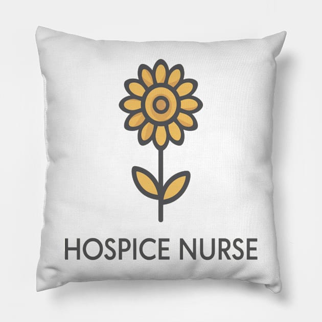 Hospice Nurse " sunflower " Pillow by Hunter_c4 "Click here to uncover more designs"