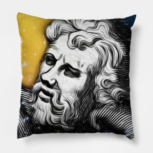 Epictetus Portrait | Epictetus Artwork Pillow