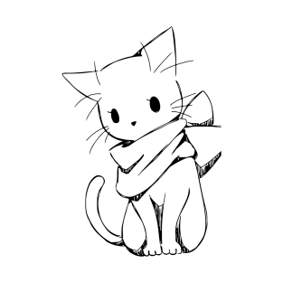 Kitty Sketch T-Shirt