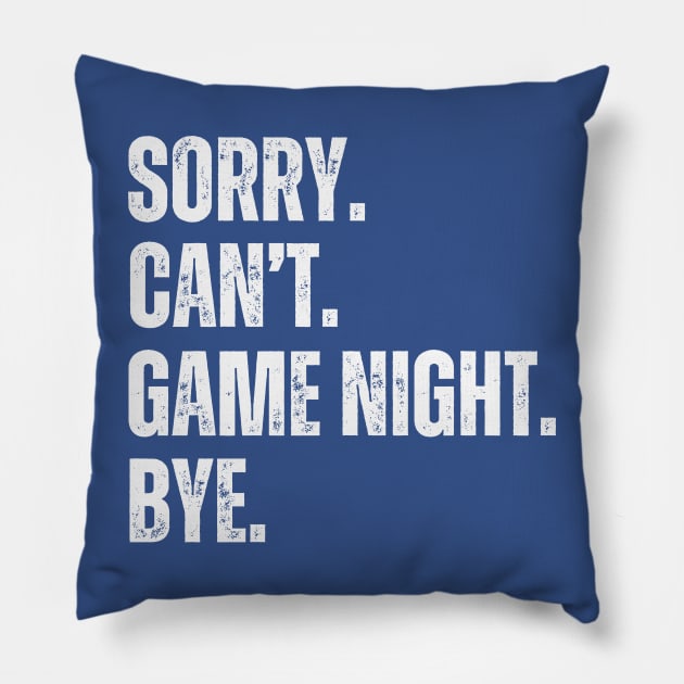 Game Night Pillow by RefinedApparelLTD