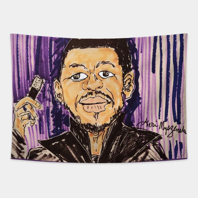 Usher Raymond IV Tapestry by TheArtQueenOfMichigan 