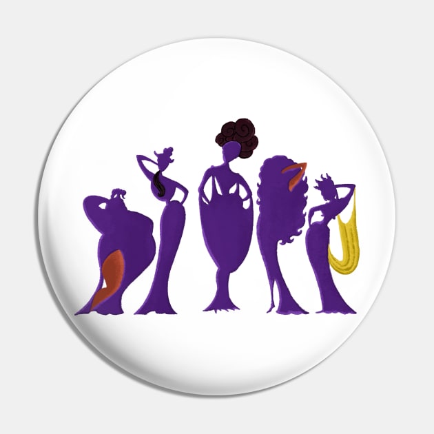 Hercules muse Pin by MiniMao design