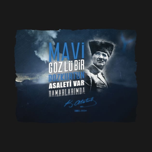 Mavi Gözlü Bozkurt by Tuwegl