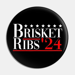 Brisket Ribs 2024 Funny Political Election Brisket Ribs 24 Pin