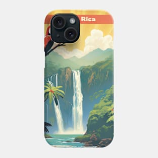 Costa Rica, Travel Poster Phone Case