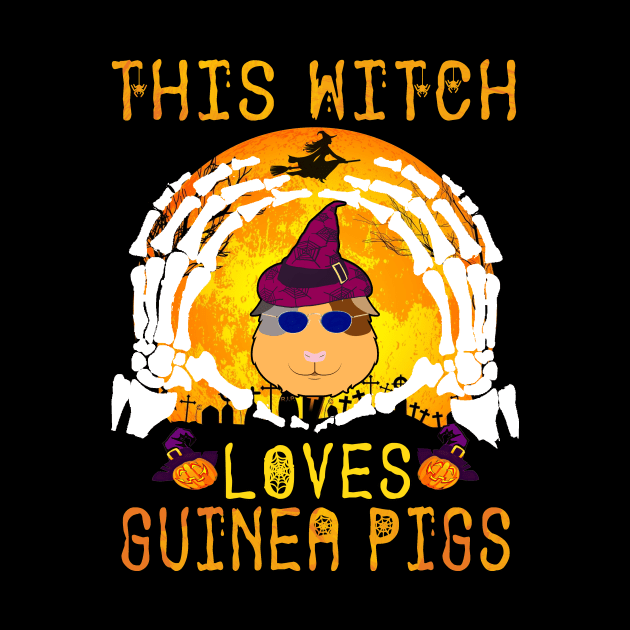 This Witch Loves Guinea Pigs Halloween (98) by Uris