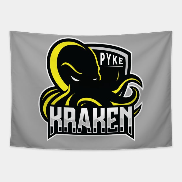 Pyke Kraken Tapestry by Punksthetic