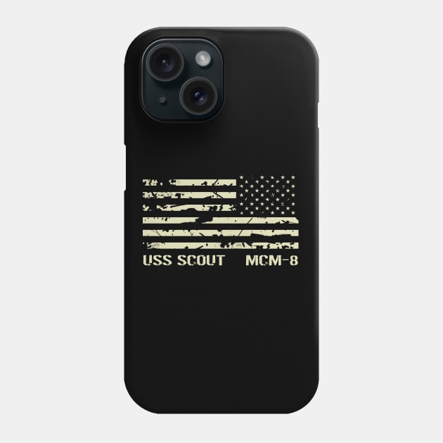 USS Scout Phone Case by Jared S Davies