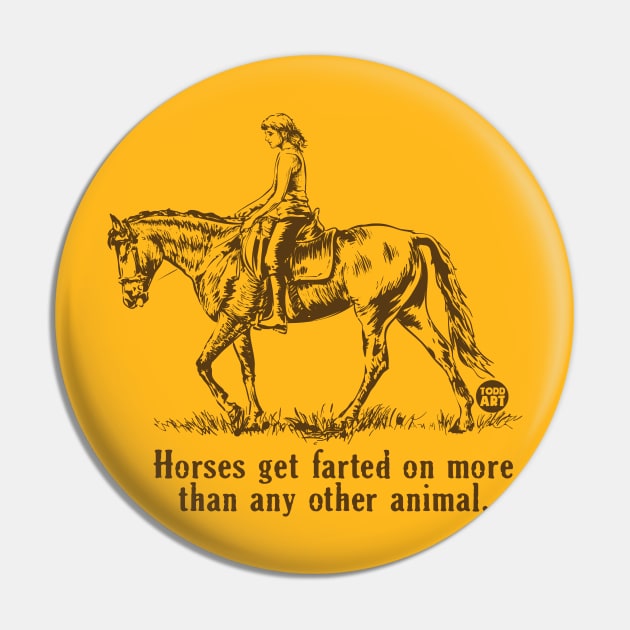 horses farted on Pin by toddgoldmanart