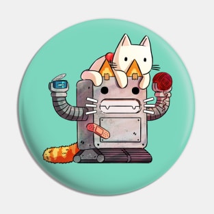 Robot Cat Pin