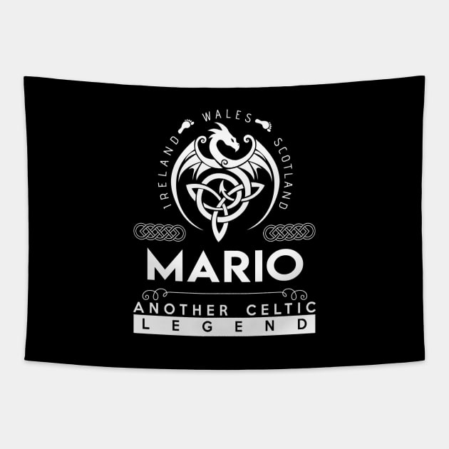 Mario Name T Shirt - Another Celtic Legend Mario Dragon Gift Item Tapestry by harpermargy8920