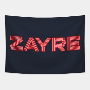 Retro Zayre Department Store Neon Tapestry